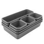 Mitmesugused ehtehoidja hoiusahtli hoiukarp 8 tk/komplekt Make Up Organiser Box Tolmukindel kapi kate