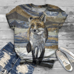 2024. aasta moe vabaaja naiste suures suuruses multikas kassidega T-s&auml;rk naiste suvine l&uuml;hikeste varrukatega O-kaelusega gradientidega naisteriided 3XL