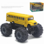 1/43 Koolibuss Monster Trucks Valatud m&auml;nguasjad Autod Mudelid Metallist tagasit&otilde;mmatavad M&auml;ngus&otilde;idukid lastele Vanus 3 4 5 6 aastased poisid T&uuml;drukud V&auml;ikelapsed Lapsed 1/43-Size:14*10*8cm kollane