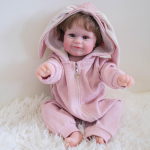 20'' 50 cm t&auml;issilikoonist kehaga taass&uuml;ndinud beebit&uuml;druku nukk Maddie imearmas paks vasts&uuml;ndinud nukk, mida saab vette panna 3D-v&auml;rvitud nahk koos juurtega juukseid simuleerivate nukkudega full silicone girl