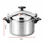 Alumiiniumist survepliit 3L/4L/5L Ohutu plahvatuskindel survekann koos Easy Lock kaanega kiire survepliit gaasipliidi jaoks