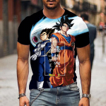 Dragon Ball Suvemood 3D-tr&uuml;kiga T-s&auml;rgid meestele Vabaaja O-kaelusega L&uuml;hikeste varrukatega &Uuml;lem&otilde;&otilde;dulised T-s&auml;rgid T&auml;navamood Anime Vabad Topid XXXXL