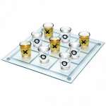 Klaasist joogi tic tac toe 9 shooter-prilliga