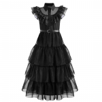 Vestidos uus 2023. aasta kost&uuml;&uuml;m t&uuml;drukutele kolmap&auml;eval Addams Cosplay Riietus Printsessi kleit Karnevalikost&uuml;&uuml;mid Laste peokleit 3XL