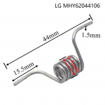 2tk Da81-01345B Da61-08314A p&auml;rip&auml;eva asendus k&uuml;lmiku ukse vedru LG MHY62044106
