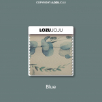 1 TK LOZUJOJU 70-80% pimendus, k&auml;sitsi maalitud rohelised taimetr&uuml;kiga kardinad, Ameerika pastoraalses stiilis kardinad magamistoa elutoa sisekujunduseks W100cm x L130cm sinine