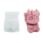 Loomade draakoni k&uuml;&uuml;nlavorm silikoonkipsvormid lauakaunistused k&auml;sitsi valmistatud l&otilde;hnak&uuml;&uuml;nalde valmistamine vahavaigust seebivorm D