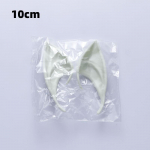 V&otilde;luv lateksist kost&uuml;&uuml;mi kaunistus peo haldjas v&otilde;ltsk&otilde;rv 1 paar cosplay rekvisiidid Halloweeni ingli p&auml;kapiku k&otilde;rvad 10cm white