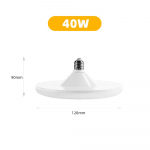 1 tk E27 LED pirn 220 V UFO lamp E27 LED lambid k&uuml;lm valge 20 W 30 W 40 W Bombillas ampull LED pirn tuled kodu valgustamiseks