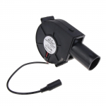 12V 9cm 9733 grillgrill BBQ ventilaator Kuullaagriga puhur koos &otilde;hukanaliga 5500RPM suur &otilde;huhulk, kiire 5,5x2,1 mm