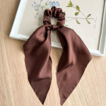 Uus moeplekk, pikk pael, peapael Scrunchies, naiste t&uuml;drukud, &uuml;hev&auml;rvilised hobusesaba-sall Elastsed juuksepaelad Lipsud juuste aksessuaarid khaki