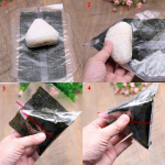 20 tk Kahekihiline kolmnurkne riisipalli pakkimiskott merevetikad Onigiri sushi kott Sushi valmistamine pakendikoti t&ouml;&ouml;riistad tarvikud 20pcs