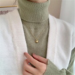 Lihtne s&uuml;damekujuline kaelakee Korea kampsun keti tarvikud ehted kingitused