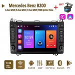 Android AutoRaadio Mercedes Benz A-klass W169 B-klass W245 V-klass W639 W906 Sprinter Viano jaoks Carplay Auto Multimeedia GPS 2din Autoradio 2+32GB 1+32GB must