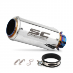 Mootorratta v&auml;ljalaske summuti toru roostevabast terasest tagatoru vahetus, mis sobib R3 R1 ATV Dirt Bike t&auml;navarattaga 51mm round