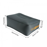 Auto esiistme kaldepadi esiistme t&auml;ispuhutav madrats, automaatne tagaistme vahe T&auml;ispuhutud taburetti jalapadi autoga ises&otilde;itmiseks