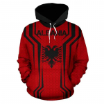 Albaania lipp Kaart Graafilised dressipluusid Uued pusad ja dressid Mood Spordi pulloverid Eagle 3D prinditud pusad Meeste Topid M