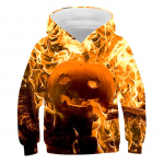 Pusad Happy Halloween 3D Print Pumpkinhead Pusad Poisid T&uuml;drukud Unisex Kapuutsiga dressipluusid Laste Mood Multifilmid Suurem&otilde;&otilde;tmeline mantel 100CM