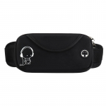 Outdoor Sports Fanny Pack mobiilikott Veekindel jooksev multifunktsionaalne v&ouml;&ouml;kott Liibuv Invisible Fitness jalgratta veekeetja kott must