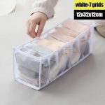 Uus aluspesu viimistleja riidekapp kast riidekapp viimistleja kokkupandav sahtel kodu viimistleja ja hoiuriiul 7 grids valge