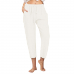 Naiste vabaaja sirged p&uuml;ksid &Uuml;hev&auml;rvilised vabaaja 9 punktiga p&uuml;ksid taskutega L valge