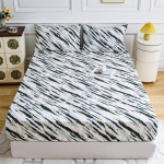 Lilletr&uuml;kis Deep Pocket kuninganna voodilinade komplekt - 3 arvutit pehmest mikrokiust kuninganna voodilinad Deep Pocket pleekimiskindlad voodipesu linad ja padjap&uuml;&uuml;rid 140x200+25cm+2 pillowases