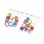 20 tk. 2022. aasta mitmev&auml;rviline tuvijala s&otilde;rmus s&otilde;nak&otilde;rvar&otilde;ngastega, vastupidav linnus&otilde;rmus mitmev&auml;rviline