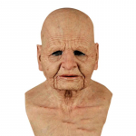 Eakate naiste mask, t&auml;is kortsud pea maski jaoks Vanaisa/vanaema n&auml;omask Devil Novelty Supplies Halloween Party Cosplay Rekvisiidid Lady-bald