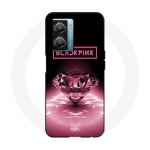 Coque Maniacase pour Oppo A57 5G blackpink diamond noir et rose