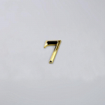 Numbrid Kleebis Silt Ukse aadressi numbrim&auml;rk Moodne number Maja Hotel Party Home Elamine Unikaalne 50*30*8mm/7 kuld