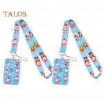 2 tk Sildivalmistamise kaelapaelad J&otilde;ulumees lumemees kaelapael v&otilde;tmehoidja Santa m&auml;rgiga kaelapael kaardihoidjaga j&otilde;ulukingitus E