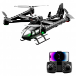 Kaugjuhtimispuldiga droon Airbus Quadcopter Kaugjuhtimispuldiga helikopter kahe 720P kaameraga, Viis 1 must