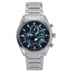Citizen raadio teel juhitav kuufaasi supertitaanist rohelise sihverplaadiga Eco-Drive BY1010-81X 100M meeste k&auml;ekell
