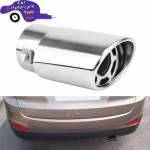 1 tk kroomi trimmiga modifitseeritud auto voodri toru roostevabast terasest auto v&auml;ljalaske summuti otsa toru v&auml;ljalaskes&uuml;steem CN