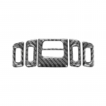 BMW E90 E92 E93 jaoks 5 tk s&uuml;sinikkiust sisekleebis auto keskne &otilde;huava v&auml;ljalaskeava armatuurlaua k&otilde;lari paneeli kaunistustarvikud