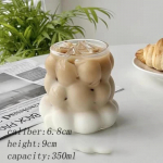 350/400 ml l&auml;bipaistev kuumuskindel klaas kohvikruus klaasist latte tass piima vesi kokteili klaasist tass dropshipping v&auml;ike ni&scaron;i disain 301-400ml