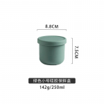 Silikoonist v&auml;rskena s&auml;iliv karp koos kaanega Bento l&otilde;unakarp puuviljasalatit v&auml;rskena s&auml;ilitav kauss Kaasaegne lihtne suletud &uuml;mmargune hoiukoht NJ72011 roosa