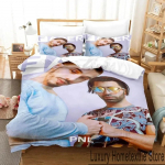 3D Prindi PNL N.O.S Adem Voodipesukomplekt Tekikate Voodikomplekt Tekikate Padjap&uuml;&uuml;r Tekk Kuninga Suurus Kuninganna Suurus Poiste T&auml;iskasvanute Voodipesukomplekt EU Single 135x200cm