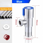 Roostevaba teras kuum k&uuml;lm sisselaskeklapp vannitoa segisti stopp-klapp k&ouml;&ouml;givalamu kraanikausi kolmnurkne klapp veesurve regulaator