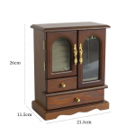 &Uuml;hev&auml;rviline retro lihtne ehtekarp Kaelakee S&otilde;rmus K&otilde;rvar&otilde;ngad Ehted Aksessuaarid Peen hoiukarp 21.5&times;11.5&times;26