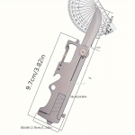Roostevabast terasest multifunktsionaalne noaga v&otilde;tmehoidja, pudeliavaja, EDC vidin Stainless Steel