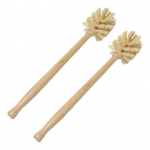 1/2 tk sisalkiust tualetihari Keskkonnas&otilde;bralik p&ouml;&ouml;gipuu pika varrega puhastushari S&auml;&auml;stev majapidamispuhastustarvik 1pc