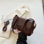 Vintage nahast Crossbody kotid naistele Disainer naiste v&auml;ike klapiga &otilde;lakott kaenlaalused k&auml;ekotid ja rahakotid 25x6x16cm kohv