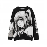 Anime Death Note Misa Amane Kunstnahast Seksikad Tube Topid Sviiter Uniform Outfit Anime Cosplay Kost&uuml;&uuml;mid Lahtised kampsunkost&uuml;&uuml;mid XXL