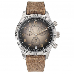 Mathey-Tissot Type 21 Flyback Kronograaf Nahkrihm Pruun Tihvlitahvel Kvarts H1821CHALM Meeste K&auml;ekell pruun
