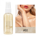 Body Highlighter, Vedel Highlighter, Veekindel Highlighter Spray Pikaajaliseks kontuurimiseks, N&auml;o ja keha s&auml;ra 80ml One Size beež