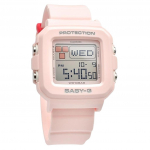 Casio Baby-G Plus Digitaalne Roosa Vaikne Rihm Kvarts BGD-10L-4 100M Naiste K&auml;ekell Lisarihma Aasadega roosa