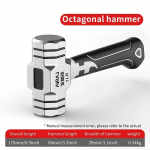 V&auml;ike haamer mini k&uuml;&uuml;nishaamripea paigaldaja haamer kaheksanurkne vasar Multifunktsionaalne integreeritud naelahaamer naelavasar Puidut&ouml;&ouml;tlemine