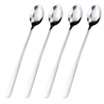 LUCF Fashion segamislusikas j&auml;&auml;tis roostevabast terasest pika varrega k&uuml;hvel metallist magustoit kohvilusikad joogid kokteil k&ouml;&ouml;ki M