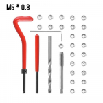 Meetrilise keerme parandamise sisestuskomplekt M5 M6 M8 M10 M12 M14 Helicoil Car Pro pooli t&ouml;&ouml;riist
